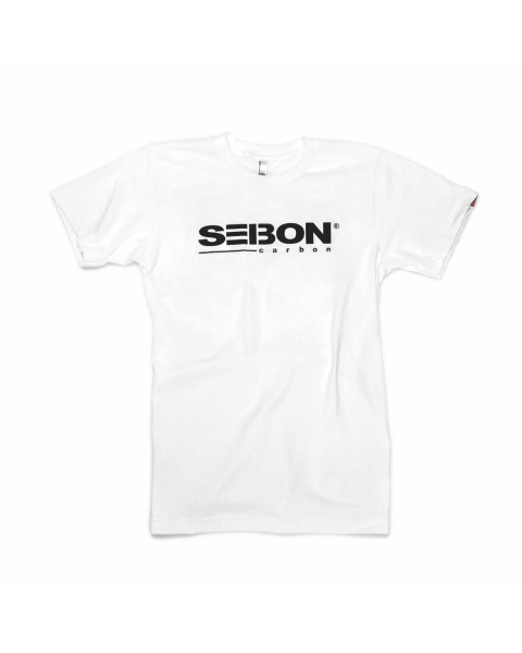 SEIBON CARBON BIG NAME T-SHIRT - WHITE