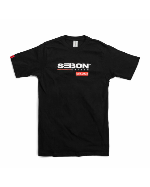 SEIBON CARBON DRIFT T-SHIRT - WITH SLEEVE TAG, BLACK